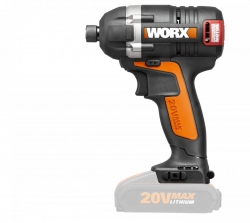 Гайковерт ударный Worx WX292 аккум. патрон:Шестигранник 6.35 мм (1/4) (кейс в комплекте)
