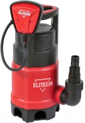 Насос садовый дренажный Elitech НПФ 800 (E0802.003.00) 800Вт 13200л/час