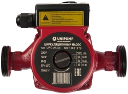 Насос циркуляционный циркуляционный Unipump UPС 25-40 180 72Вт 3420л/час