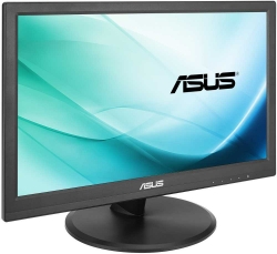 Монитор Asus 15.6 Touch VT168N черный TN LED 16:9 DVI глянцевая 200cd 90гр/65гр 1366x768 D-Sub HD READY USB Touch 1.4кг