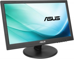 Монитор Asus 15.6 Touch VT168N черный TN LED 16:9 DVI глянцевая 200cd 90гр/65гр 1366x768 D-Sub HD READY USB Touch 1.4кг