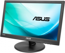 Монитор Asus 15.6 Touch VT168H черный TN LED 16:9 HDMI глянцевая 200cd 1366x768 D-Sub HD READY USB Touch 1.4кг