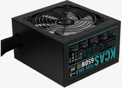 Блок питания Aerocool ATX 650W KCAS PLUS GOLD 650W ARGB 80+ gold 24+2x4+4 pin APFC 120mm fan 6xSATA RTL