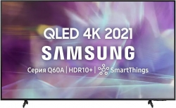 Телевизор QLED Samsung QE65Q60AAUXRU Q черный