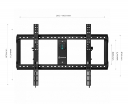 Кронштейн для телевизора Onkron UT9 черный 65-100 макс.90кг настенный наклон