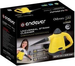 Пароочиститель ручной Endever Odyssey Q-442 900Вт желтый/черный