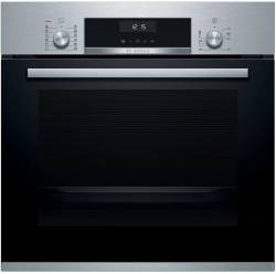 Духовой шкаф Электрический Bosch HIJ517YS0R нержавеющая сталь/черный