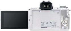 Фотоаппарат Canon EOS M50 Mark II серебристый 24.1Mpix 3 4K WiFi EF-M15-45 IS STM LP-E12 (с объективом)