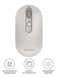 Мышь A4Tech Fstyler FG20S бежевый беспроводная