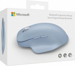 Мышь Microsoft Ergo Ergonomic голубой беспроводная