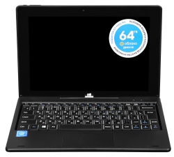 Планшет Digma EVE 10 A204T Atom Z8350 (1.44) 4C/RAM2Gb/ROM64Gb 10.1 IPS 1920x1200/Windows 10/черный/2Mpix/2Mpix/BT/WiFi/Touch/microSD 64Gb/mHDMI/mi
