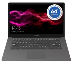 Ноутбук Digma EVE 15 C407 Celeron N3350/4Gb/SSD128Gb/Intel HD Graphics 500/15.6/IPS/FHD 1920x1080/Windows 10 Home Single Language 64/dk.grey/WiFi/B