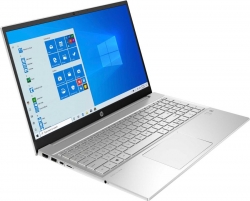 Ноутбук HP Pavilion 15-eg0058ur Core i7 1165G7/16Gb/SSD512Gb/Intel Iris Xe graphics/15.6/IPS/FHD 1920x1080/Windows 10/silver/WiFi/BT/Cam