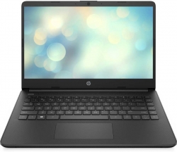 Ноутбук HP 14s-fq0100ur Athlon Silver 3050U/4Gb/SSD128Gb/AMD Radeon/14/IPS/FHD 1920x1080/Free DOS 3.0/black/WiFi/BT/Cam