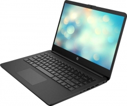 Ноутбук HP 14s-fq0100ur Athlon Silver 3050U/4Gb/SSD128Gb/AMD Radeon/14/IPS/FHD 1920x1080/Free DOS 3.0/black/WiFi/BT/Cam