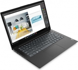Ноутбук Lenovo V14 GEN2 ALC Ryzen 7 5700U/8Gb/SSD512Gb/UMA/14/TN/FHD 1920x1080/Windows 10 Professional/black/WiFi/BT/Cam