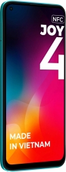 Смартфон Vsmart Joy 4 64Gb 4Gb бирюзовый моноблок 3G 4G 2Sim 6.53 1080x2340 Android 10 16Mpix 802.11 a/b/g/n/ac NFC GPS GSM900/1800 GSM1900 MP3 FM 