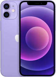 Смартфон Apple MJQF3RU/A iPhone 12 mini 64Gb фиолетовый моноблок 3G 4G 1Sim 5.4 1080x2340 iPhone iOS 14 12Mpix 802.11ax NFC GPS GSM900/1800 GSM1900