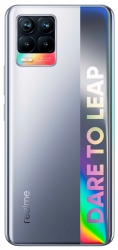 Смартфон Realme 8 128Gb 6Gb серебристый моноблок 3G 4G 6.4 2400x1080 Android 11 64Mpix 802.11 a/b/g/n/ac NFC GSM900/1800 GSM1900 MP3