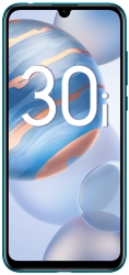 Смартфон Honor 30i 128Gb 4Gb мерцающий синий моноблок 3G 4G 2Sim 6.3 1080x2400 Android 10 HMS 48Mpix 802.11 a/b/g/n/ac NFC GPS GSM900/1800 GSM1900 