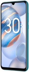 Смартфон Honor 30i 128Gb 4Gb мерцающий синий моноблок 3G 4G 2Sim 6.3 1080x2400 Android 10 HMS 48Mpix 802.11 a/b/g/n/ac NFC GPS GSM900/1800 GSM1900 