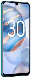 Смартфон Honor 30i 128Gb 4Gb мерцающий синий моноблок 3G 4G 2Sim 6.3 1080x2400 Android 10 HMS 48Mpix 802.11 a/b/g/n/ac NFC GPS GSM900/1800 GSM1900 