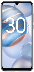 Смартфон Honor 30i 128Gb 4Gb полночный черный моноблок 3G 4G 2Sim 6.3 1080x2400 Android 10 HMS 48Mpix 802.11 a/b/g/n/ac NFC GPS GSM900/1800 GSM1900