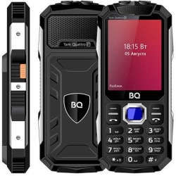 Мобильный телефон BQ 2817 Tank Quattro Power 32Mb черный моноблок 4Sim 2.8 240x320 0.3Mpix GSM900/1800 GSM1900 MP3 FM microSD max32Gb