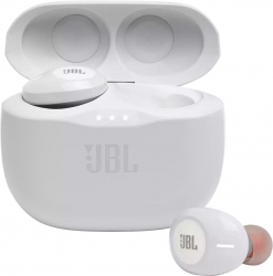 Гарнитура вкладыши JBL T125 TWS белый беспроводные bluetooth в ушной раковине (JBLT125TWSWHT)