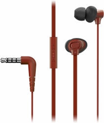 Гарнитура вкладыши Panasonic RP-TCM130GER 1.2м красный проводные в ушной раковине