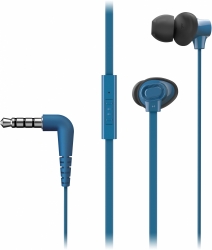 Гарнитура вкладыши Panasonic RP-TCM130GEA 1.2м синий проводные в ушной раковине