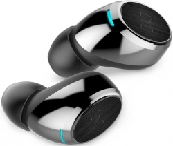 Гарнитура вкладыши MusicDealer Monochrome Iron черный беспроводные bluetooth в ушной раковине (ZMDH-MCI)