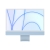 Моноблок Apple iMac MGPK3RU/A 24 4.5K M1 /8Gb/SSD256Gb/macOS/GbitEth/WiFi/BT/клавиатура/мышь/Cam/синий 4480x2520