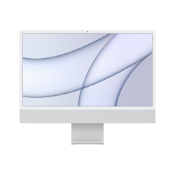 Моноблок Apple iMac MGPD3RU/A 24 4.5K M1 /8Gb/SSD512Gb/macOS/GbitEth/WiFi/BT/клавиатура/мышь/Cam/серебристый 4480x2520