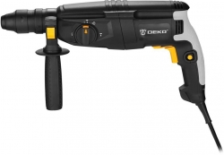 Перфоратор Deko DKH 1100W патрон:SDS-plus уд.:3.5Дж 1100Вт (кейс в комплекте)