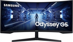 Монитор Samsung 34 C34G55TWWI черный VA LED 1ms 21:9 HDMI матовая 250cd 178гр/178гр 3440x1440 DisplayPort UWQHD 5.6кг