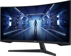 Монитор Samsung 34 C34G55TWWI черный VA LED 1ms 21:9 HDMI матовая 250cd 178гр/178гр 3440x1440 DisplayPort UWQHD 5.6кг