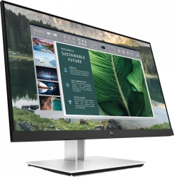 Монитор HP E24u G4 серебристый/черный