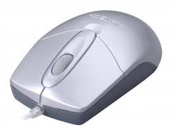 Мышь A4Tech OP-720 серебристый оптическая (1000dpi) PS/2 (3but)
