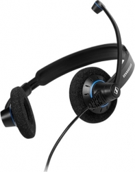 Наушники с микрофоном Sennheiser SC 60 USB ML черный 2.1м накладные оголовье (504547)