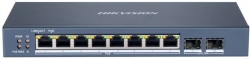 Коммутатор Hikvision DS-3E1510P-SI 8G 2SFP 8PoE+ 110W управляемый