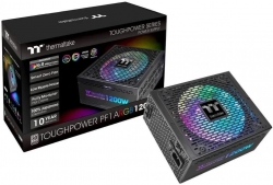 Блок питания Thermaltake ATX 1200W Toughpower GF1 ARGB 80+ gold 24+4+4pin APFC 140mm fan color LED 12xSATA Cab Manag RTL