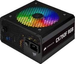 Блок питания Corsair ATX 750W CX750F 80+ bronze 24+2x4+4 pin APFC 120mm fan 8xSATA Cab Manag RTL