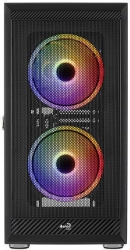 Корпус Aerocool Graphite-G-BK-v2 черный без БП ATX 3x140mm 2xUSB3.0 audio