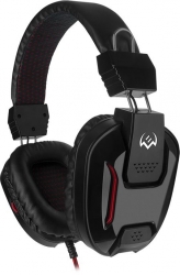 Наушники с микрофоном Sven AP-G555MV черный 2.2м мониторные оголовье