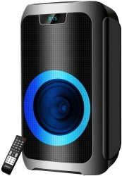 Минисистема Hi-Fi Ginzzu GM-213 черный 56Вт/FM/USB/BT/micro SD