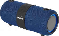 Колонка порт. Hyundai H-PAC600 синий/черный 20W 2.0 BT/3.5Jack/USB 10м 3600mAh