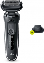 Бритва сетчатая Braun 50-W1200s реж.эл.:3 питан.:аккум. черный