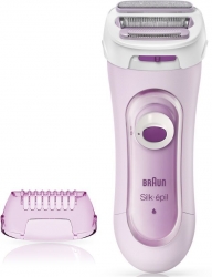 Эпилятор Braun LS 5360 скор.:1 насад.:3 от аккум. розовый/фиолетовый