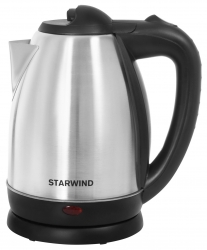 Чайник электрический Starwind SKS2770 серебристый/черный